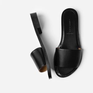 Everlane “The Slide Sandal” in black